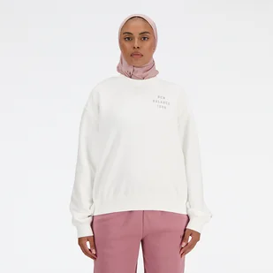 Bluza damska New Balance WT41517WT  biała - Bluzy damskie - miniaturka - grafika 1