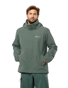 Jack Wolfskin Stormy Point 2l Jkt M Kurtka Mężczyźni, Hedge Green, L - Kurtki męskie - miniaturka - grafika 1