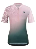 Koszulki i topy damskie - Ziener NELENIA damska koszulka rowerowa, rower górski, wyścigowy, oddychająca, szybkoschnąca, elastyczna, z krótkim rękawem, Dark Jungle, 38 - miniaturka - grafika 1