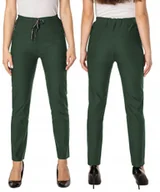 Spodnie damskie - Eleganckie Spodnie Cygaretki Damski K551-3 4XL/5XL - miniaturka - grafika 1