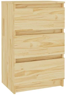 Sosnowa Komoda Z 3 Szufladami W Stylu Skandynawskim N7-W48 - Komody - miniaturka - grafika 1