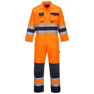 Odzież robocza - PORTWEST TX55 KOMBINEZON OSTRZEGAWCZY NANTES; POMARAŃCZOWY/GRANATOWY - miniaturka - grafika 1
