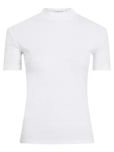 Calvin Klein Koszulka w kolorze białym - Koszulki i topy damskie - miniaturka - grafika 1