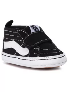 Buty dla dziewczynek - Vans Sneakersy Sk8-Hi Crib VN0A346P6BT1 Czarny - grafika 1