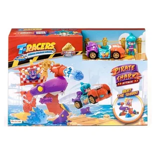 T-Racers T-Racers S Pirate Shark, pojazd zestaw 8431618018583 - Samochody i pojazdy dla dzieci - miniaturka - grafika 1