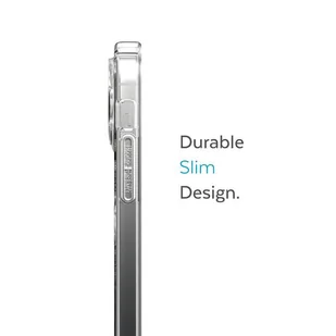 Speck Gemshell + MagSafe - Etui do iPhone 14 Pro z połowką MICROBAN (Clear) - Etui i futerały do telefonów - miniaturka - grafika 3