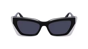Calvin Klein Damskie okulary przeciwsłoneczne CKJ23656S, czarny kryształ, jeden rozmiar, Czarny kryształ, Rozmiar uniwersalny - Okulary przeciwsłoneczne - miniaturka - grafika 1