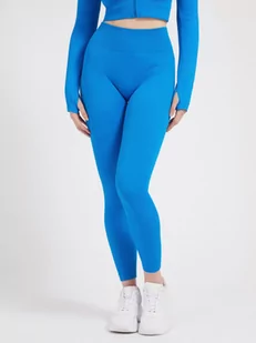 Damskie legginsy treningowe GUESS RIB SEAMLESS LEGGING - Spodnie sportowe damskie - miniaturka - grafika 1