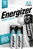 Baterie i akcesoria - Energizer battery Max Plus Alkaline AA CHP2 - miniaturka - grafika 1