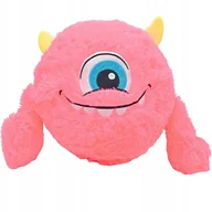 Piłki dla dzieci - PIŁKA EMOJI 23CM Z RĄCZKAMI RÓŻOWA - miniaturka - grafika 1