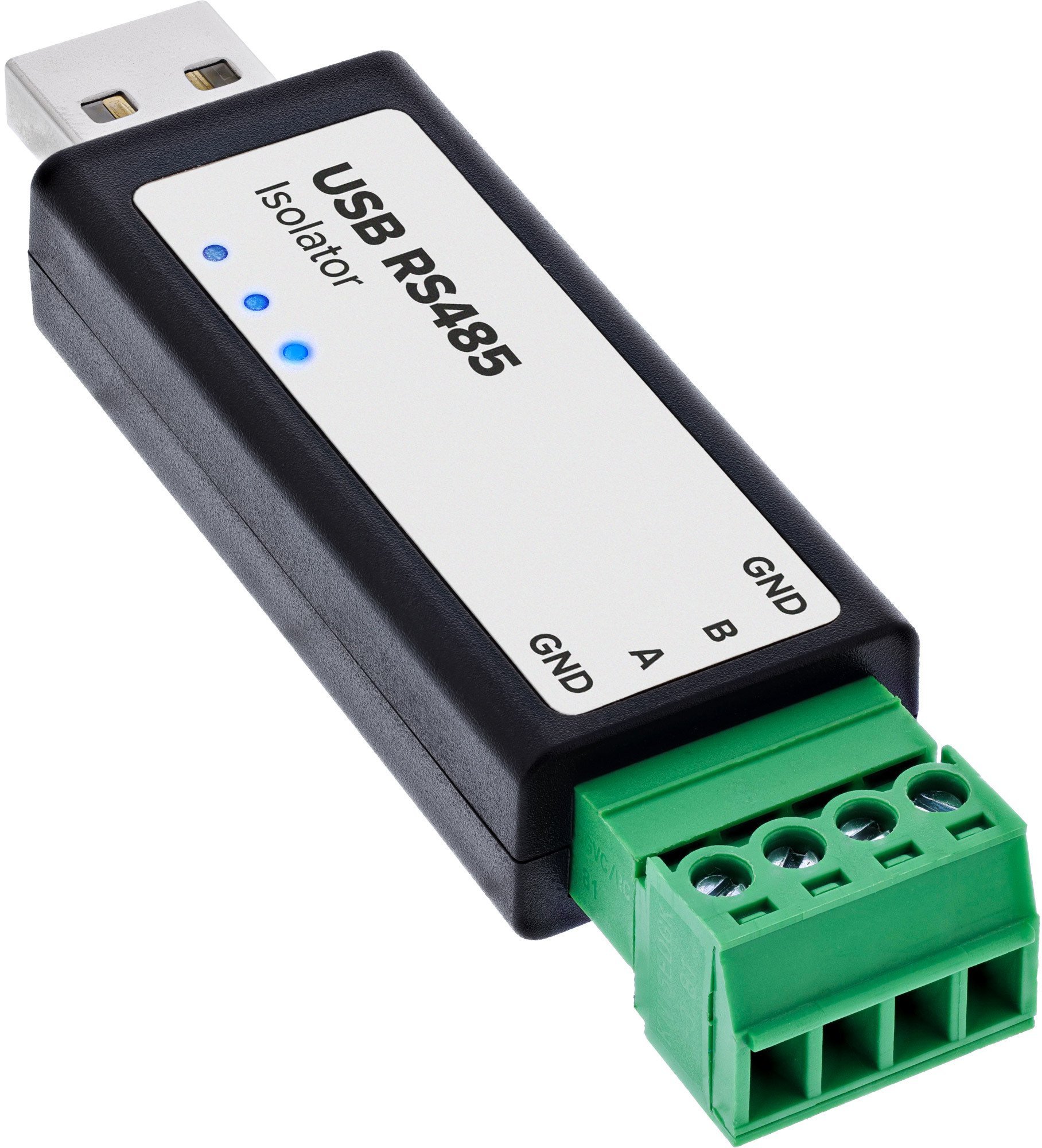 Adapter USB Delock InLine® konwerter USB do szeregowego RS485 z izolatorem, USB-A na 4-pinowy terminal