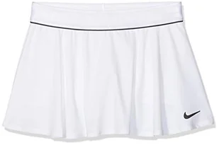 NikeCourt Spódnica tenisowa dla starszych dzieci (dziewczęcy) biały/czarny XS - Spódnice - miniaturka - grafika 1