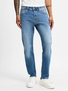 Jack & Jones Dżinsy - JJMike Mężczyźni Bawełna niebieski jednolity, 30-32 - Spodnie męskie - miniaturka - grafika 1