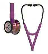 Urządzenia medyczne - Stetoskop Littmann Cardiology IV 6205 Stetoskopkardiologiczny Rainbow-Finish, przewód śliwkowy,lira czarna,trzonek fioletowy - miniaturka - grafika 1