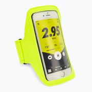 Etui i futerały do telefonów - Opaska na telefon do biegania Nike Lean Arm Band Plus volt/black/silver - miniaturka - grafika 1