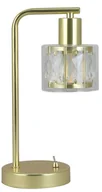 Lampy stojące - Lampa stołowa Elmo 1 x E14 zgłota - miniaturka - grafika 1