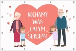 Kochamy Was całym sercem- Baner do szkoły i przedszkola - Pomoce naukowe - miniaturka - grafika 1