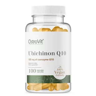 Ostrovit Ubichinon Q10 VEGE 100 kaps. - Witaminy i minerały dla sportowców - miniaturka - grafika 1