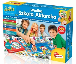 Liscianigiochi I'm a Genius Wielka Szkoła aktorska 304-PL58983 - Zabawki interaktywne dla dzieci - miniaturka - grafika 3