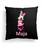 Poduszki dekoracyjne - Foto Poduszka Czarna Myszka Miki Minnie +IMIĘ #3 - miniaturka - grafika 1