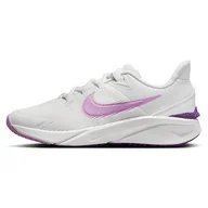 Buty dla dziewczynek - Nike Unisex Star Runner 4 starsze buty do biegania po ulicy, White Beyond Pink Viotech Summ, 38.5 EU - miniaturka - grafika 1