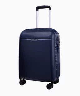 PUCCINI Kabinowa granatowa walizka z policarbonu - Walizki PUCCINI Kabinowa granatowa walizka z policarbonu - Walizki - miniaturka - grafika 1