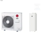 Pompy ciepła - LG split - 9 kW, 1 fazowa, 230 V, czynnik R32 ze zintegrowany zasobnikiem CWU 200l IWT ZESTAW - miniaturka - grafika 1