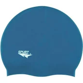 Pływanie - Spurt Czepek pływacki, silikonowy, uniwersalny F206 BLUE F206 BLUE SJ-H - miniaturka - grafika 1