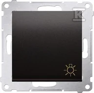 Wyłączniki światła i elektryczne - Kontakt KONTAKT_SIMON Przycisk zwierny światło SIMON 54 Antracyt DS1A.01/48 - miniaturka - grafika 1