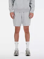 Spodenki męskie - New Balance Szorty dresowe w kolorze szarym - miniaturka - grafika 1