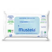 Chusteczki nawilżane - MUSTELA Kompostowalne chusteczki nawilżane, 60szt. - miniaturka - grafika 1