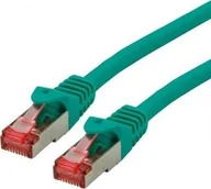Patchcordy - Roline ROLINE S/FTP Patchcord Cat.6 Component Level, LSOH, zielony, 2.0 m - miniaturka - grafika 1