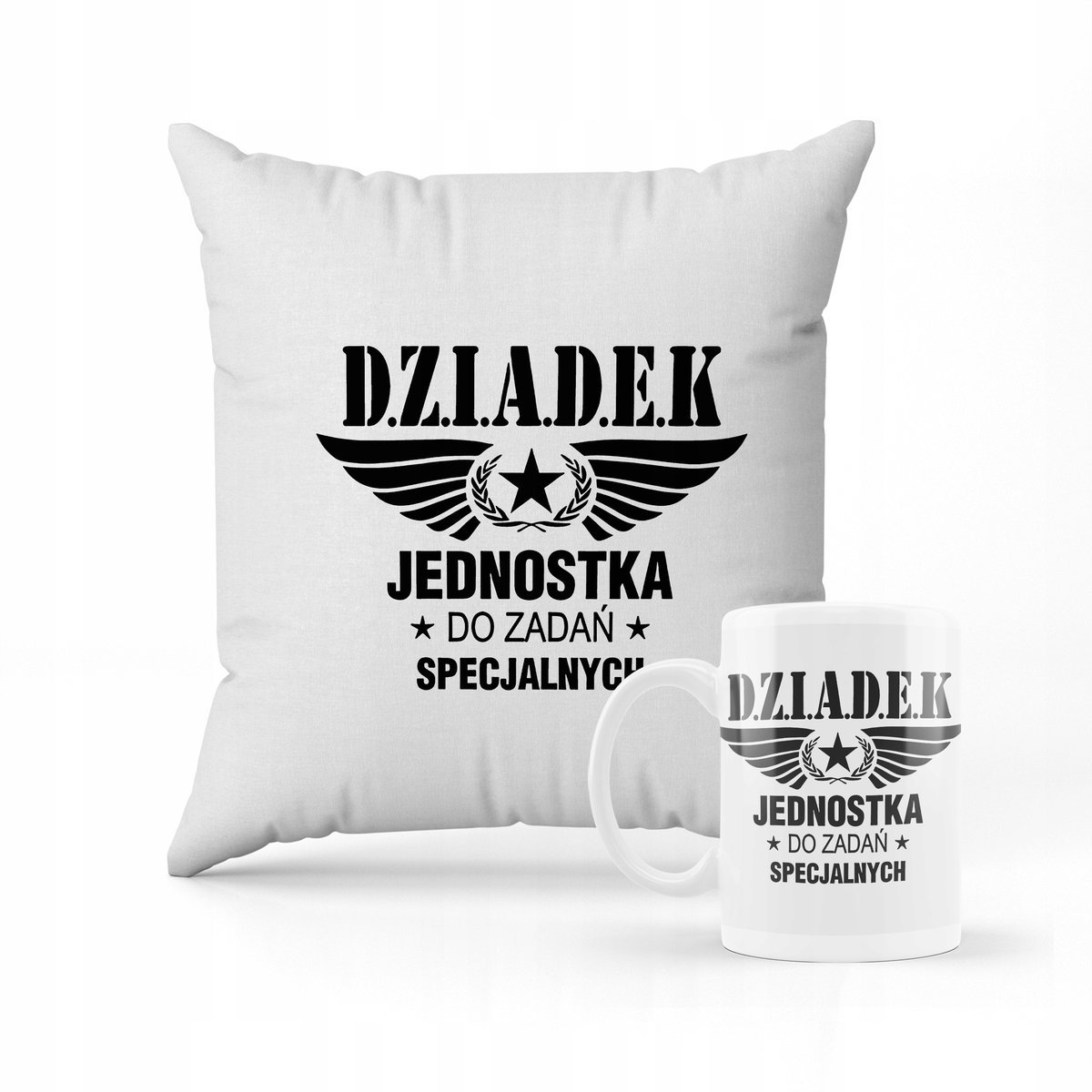 ZESTAW PODUSZKA + KUBEK PREZENT NAJLEPSZY DZIADEK DZIEŃ DZIADKA DZIADEK #3