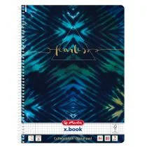 Herlitz Brulion na spirali A4 New Batik kratka 80 kartek 5 szt. - Zeszyty szkolne - miniaturka - grafika 1
