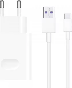 Huawei Ładowarka sieciowa SuperCharge HW-100225E00 22,5W USB-A + kabel USB-C 1m, biała 6972453166326 - Ładowarki do telefonów - miniaturka - grafika 1