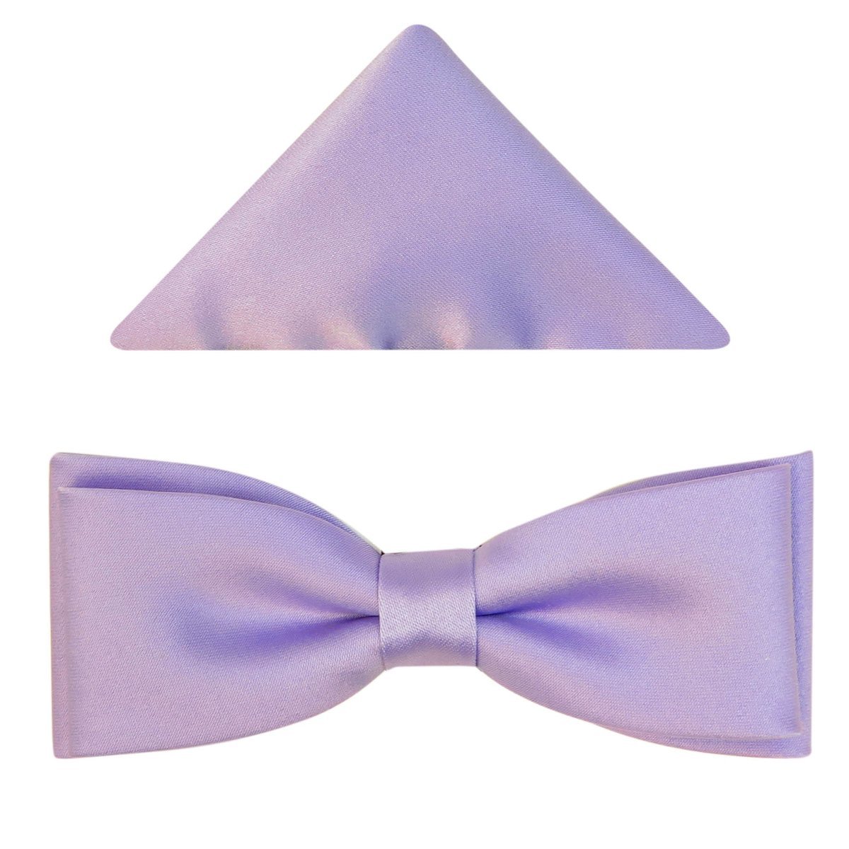 Wrzosowa gładka mucha męska slim - jasnofioletowa B11