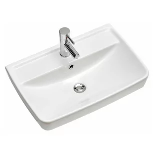 Biała umywalka ceramiczna 60x40 cm Set 357 – Pelipal - Umywalki - miniaturka - grafika 1