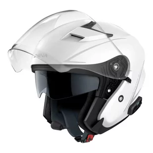 Sena Outstar S Smart kask motocyklowy ze zintegrowanym interkomem Bluetooth i łącznością ze smartfonem (biały, XL) - Akcesoria motocyklowe - miniaturka - grafika 1