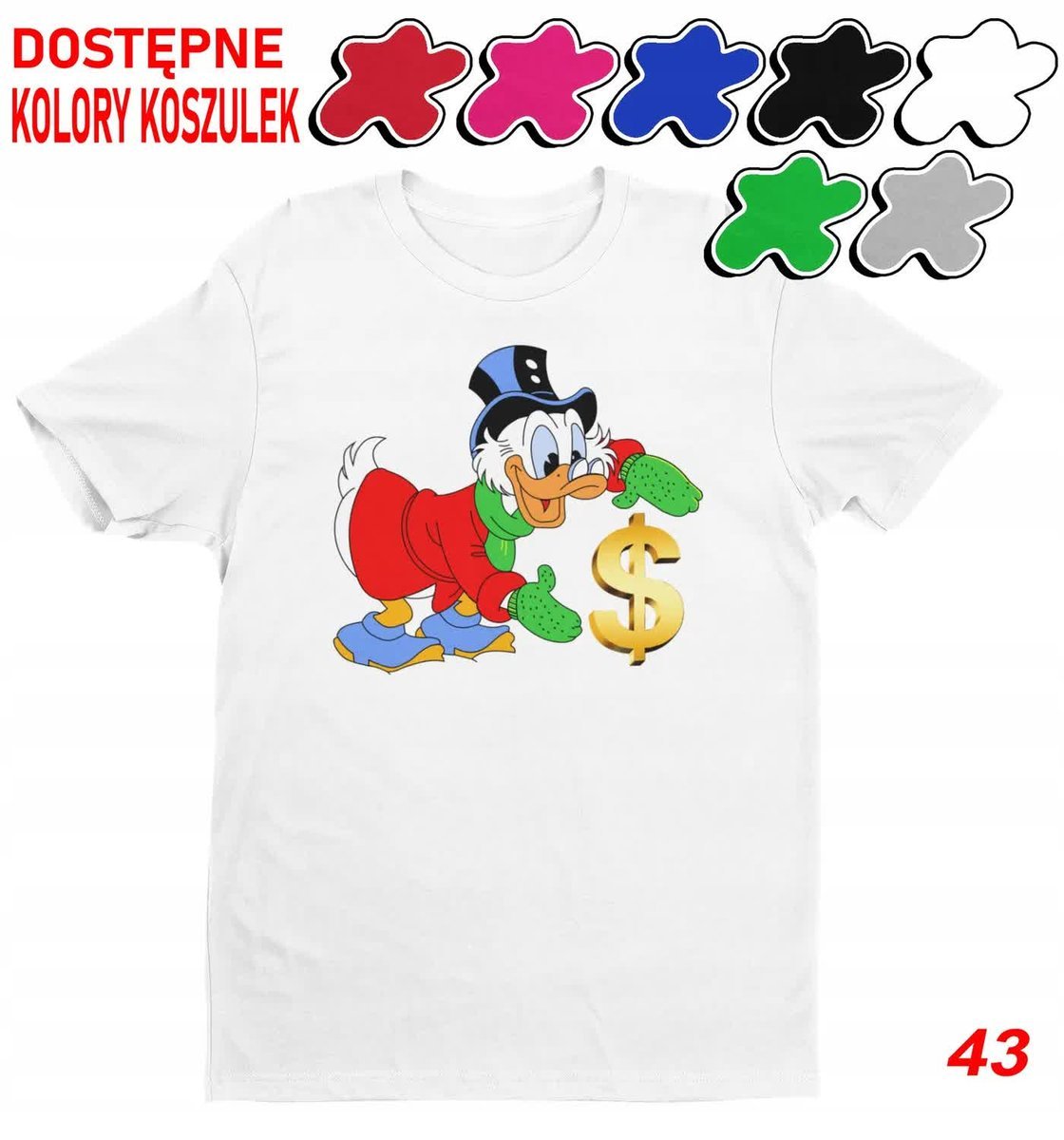 Dziecięca Koszulka Z Nadrukiem Duży Wybór -M 134-140