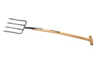 Grabie i motyki - Widły ogrodowe 4 zębowe z rączką Krumpholz jesion - miniaturka - grafika 1