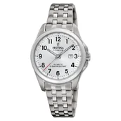 Zegarki damskie - Festina Titanium 20697/1 Zegarek Damski srebrny tytanowy na bransolecie z datownikiem - miniaturka - grafika 1