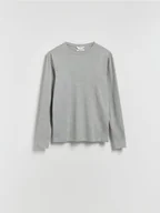 Moda i Uroda OUTLET - Reserved - Longsleeve super slim fit - szary - miniaturka - grafika 1