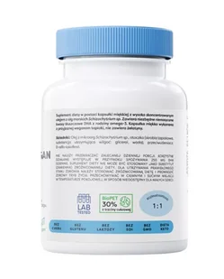 OSAVI Omega-3 VEGAN 250mg DHA 60 Kapsułek wegańskich - Suplementy naturalne - miniaturka - grafika 1