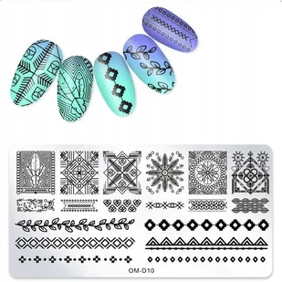 Blaszka Płytka do Stempli do zdobienia Paznokci - Ozdoby do paznokci - miniaturka - grafika 15