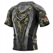 Kimona, stroje i obuwie - Extreme Hobby Rashguard Męski Krótki Rękaw Military Camo L - miniaturka - grafika 1