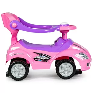 Jeździk pchacz deluxe 3w1 Różowy - Chodziki - miniaturka - grafika 3