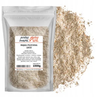 MĄKA PSZENNA GRAHAM TYP 1850 1kg Pełnoziarnista do chleba naturalna Kol-Pol - Mąka - miniaturka - grafika 1