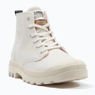 Buty Palladium Pampa Hi Re-Vegan LTH star white - Botki damskie - miniaturka - grafika 1
