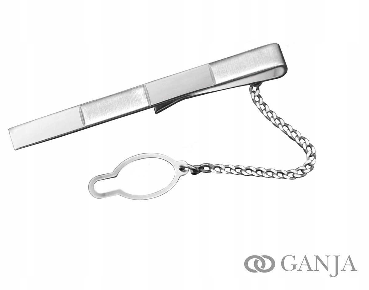 Spinka srebrna do krawata 925+GRAWER SK20 ŚLUB