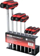 Klucze i nasadki - KS Tools Kluczem  158.8130 Ergo Torque Plus na przybory do pisania z uchwytem T-zestaw, 8-częściowy, 2  10 MM 4042146119365 - miniaturka - grafika 1